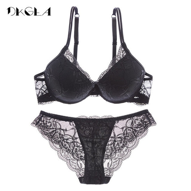 Set Lace Lingerie ABC Cup Push up Bra Sets