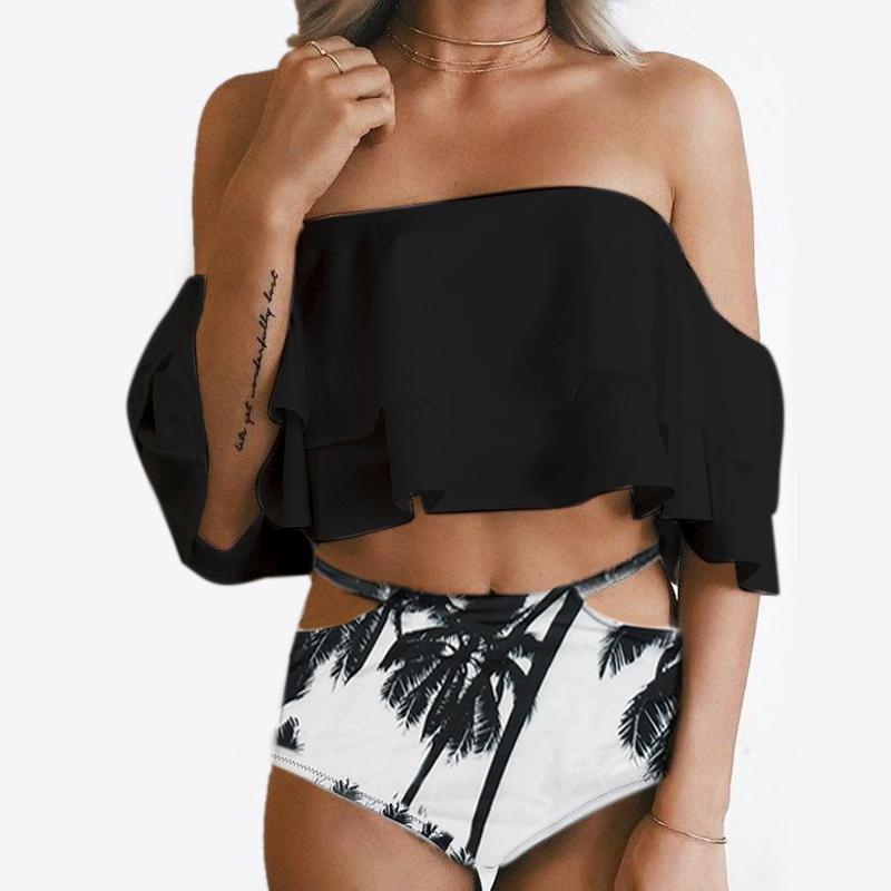 High Waist Swimsuit Sexy Bikinis