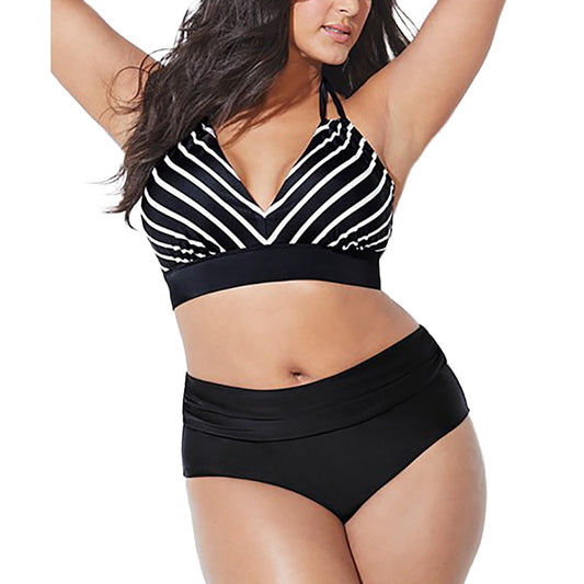 Sexy Bandage Bikinis Women High Waist Bikini Plus Size