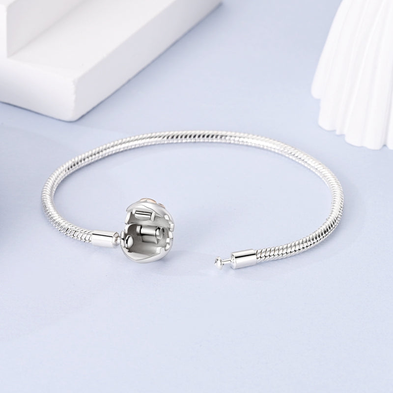 White copper plated 925 silver Best Friend