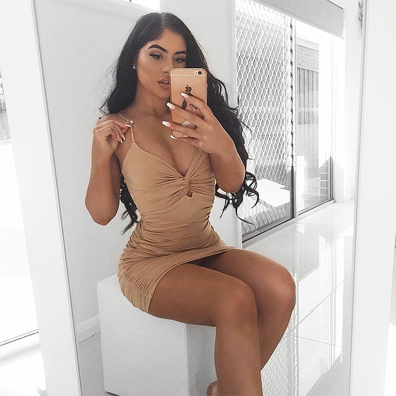 Sexy Bodycon Dress Women Elegant