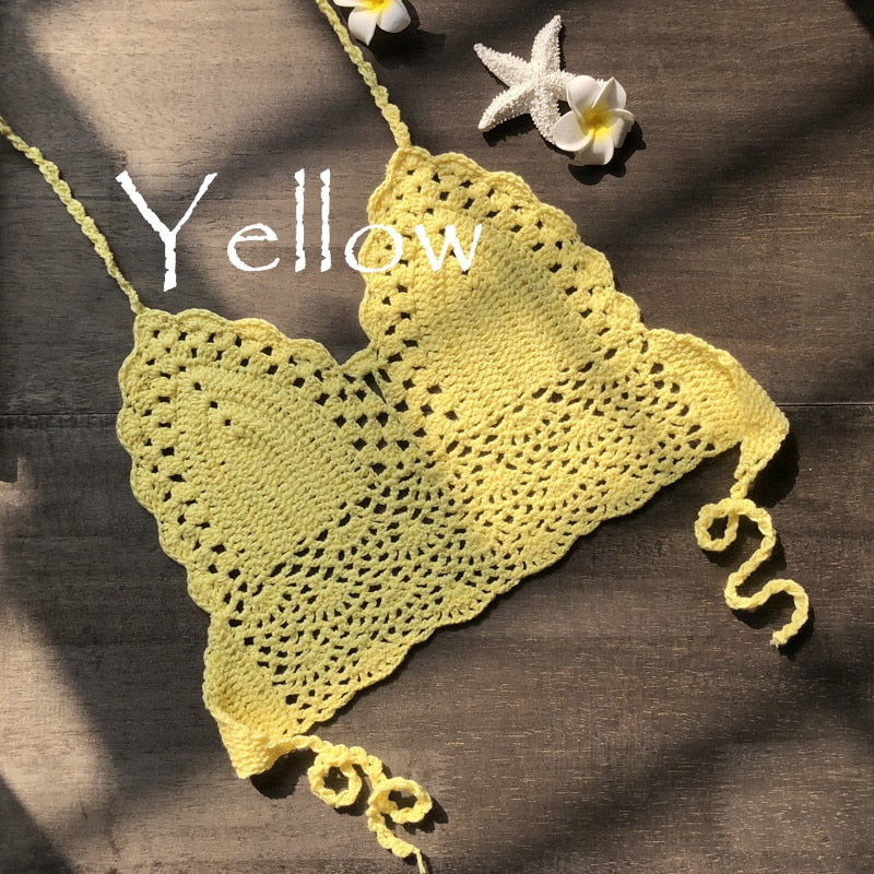 Bikini Top Sexy Swimming Bra Large Female Swimwear