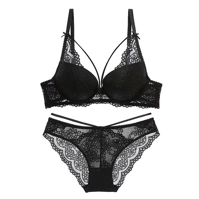 Set Women Bra Push Up Brassiere Cotton