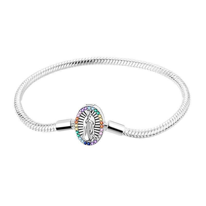 New Copper Plated 925 Silver Palm Eye Safety Bracelet