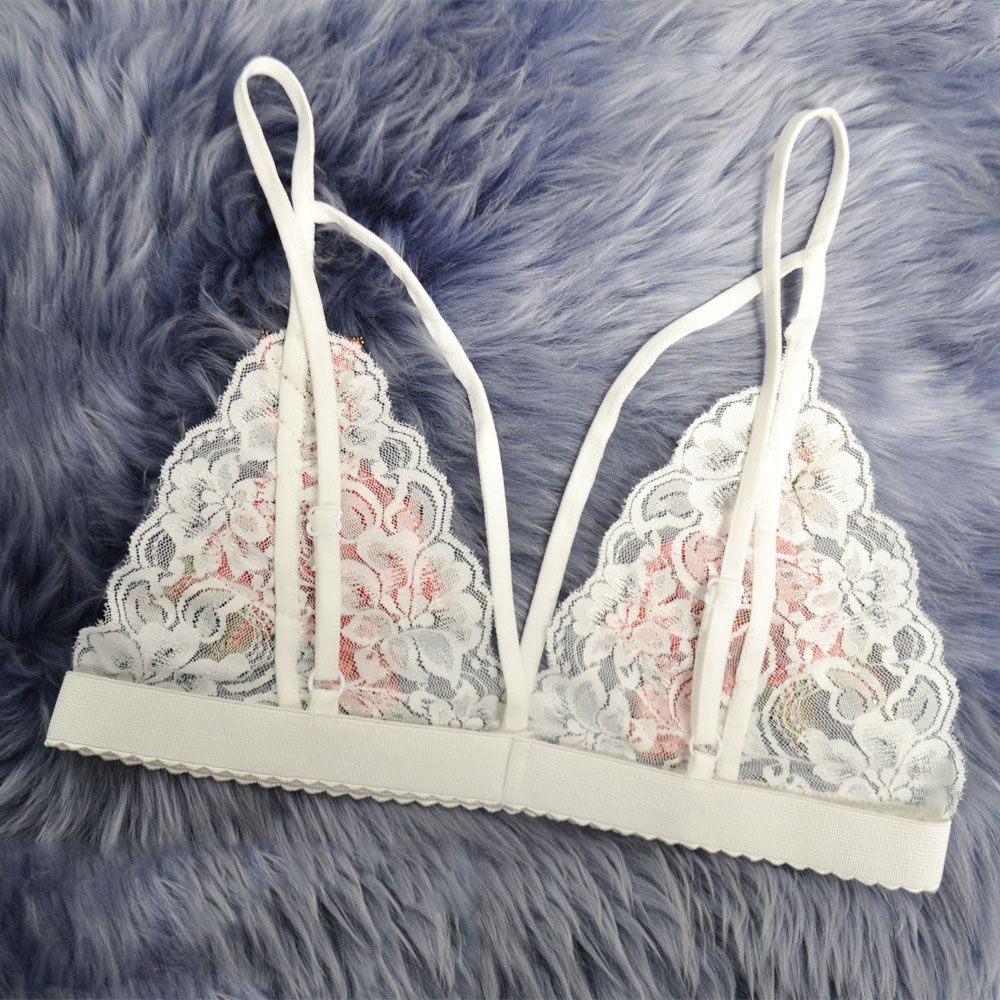 Women Sexy Embroidered Flowers Lingerie Dress Deep V-neck Bikini Women's