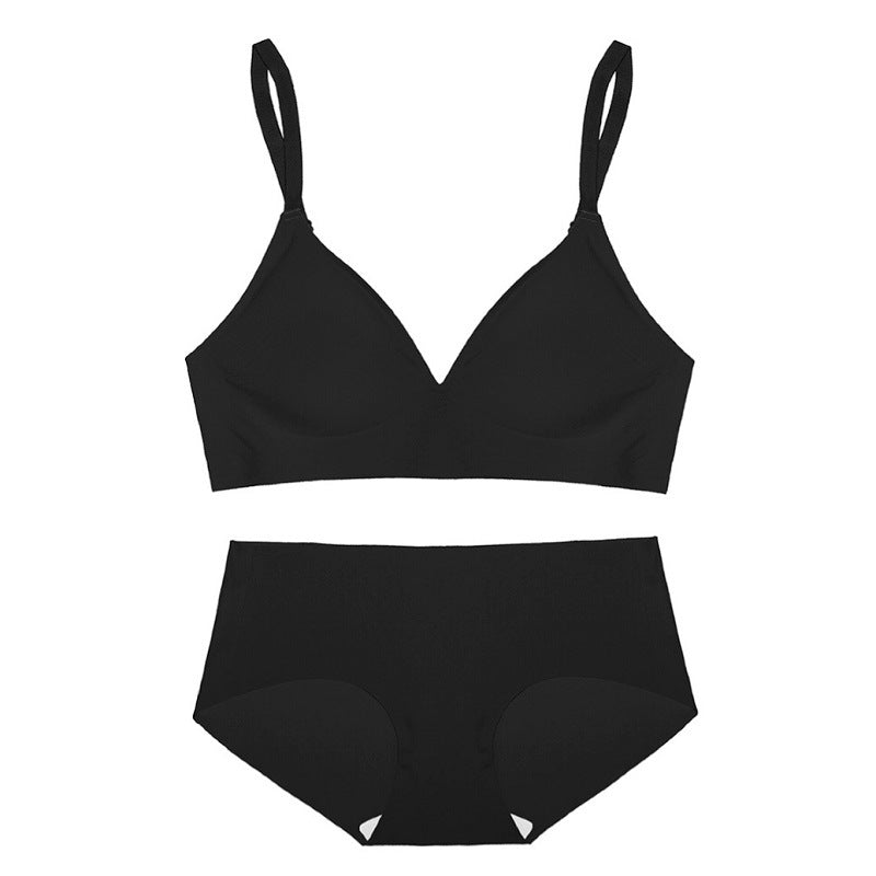 Underwear Women Show Waist Thin No Steel Ring Set