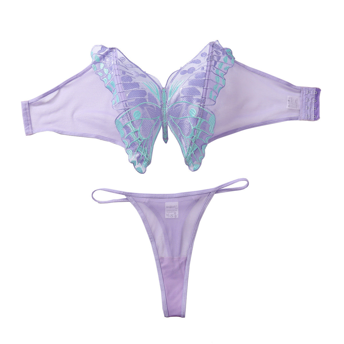 Sexy lingerie two-piece suit for women butterfly