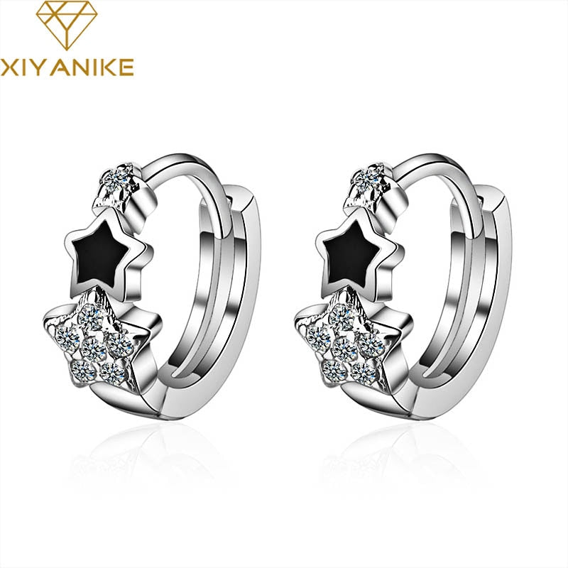 925 Sterling Silver Prevent Allergy Handmade Earrings