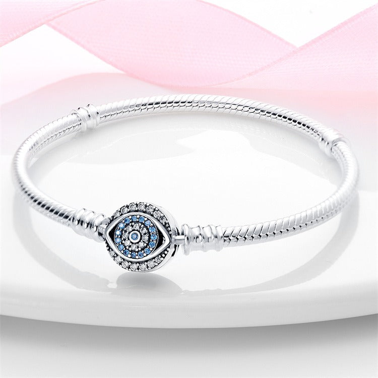 New Copper Plated 925 Silver Palm Eye Safety Bracelet