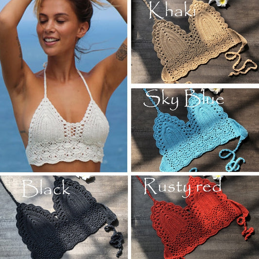 Bikini Top Sexy Swimming Bra Large Female Swimwear