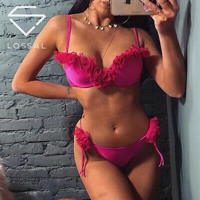 Sexy Bikini Set Two-Pieces Ruffles Push Up
