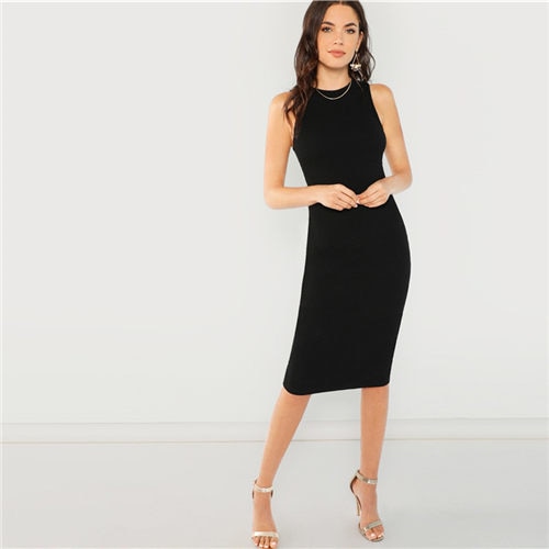 Dress Female Simple Dress Cotton