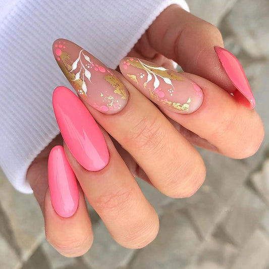 Nails Pink Nails Press On