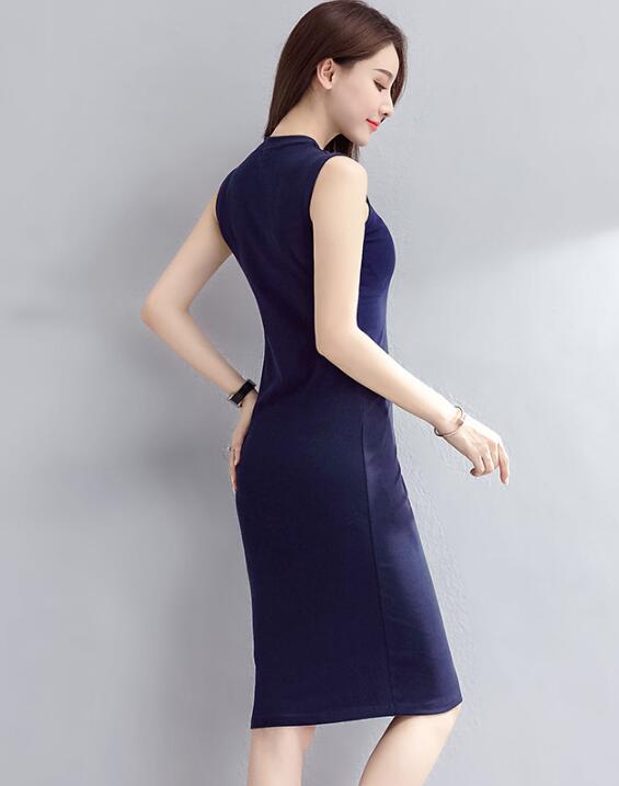 Dress Female Simple Dress Cotton