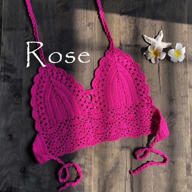Bikini Top Sexy Swimming Bra Large Female Swimwear