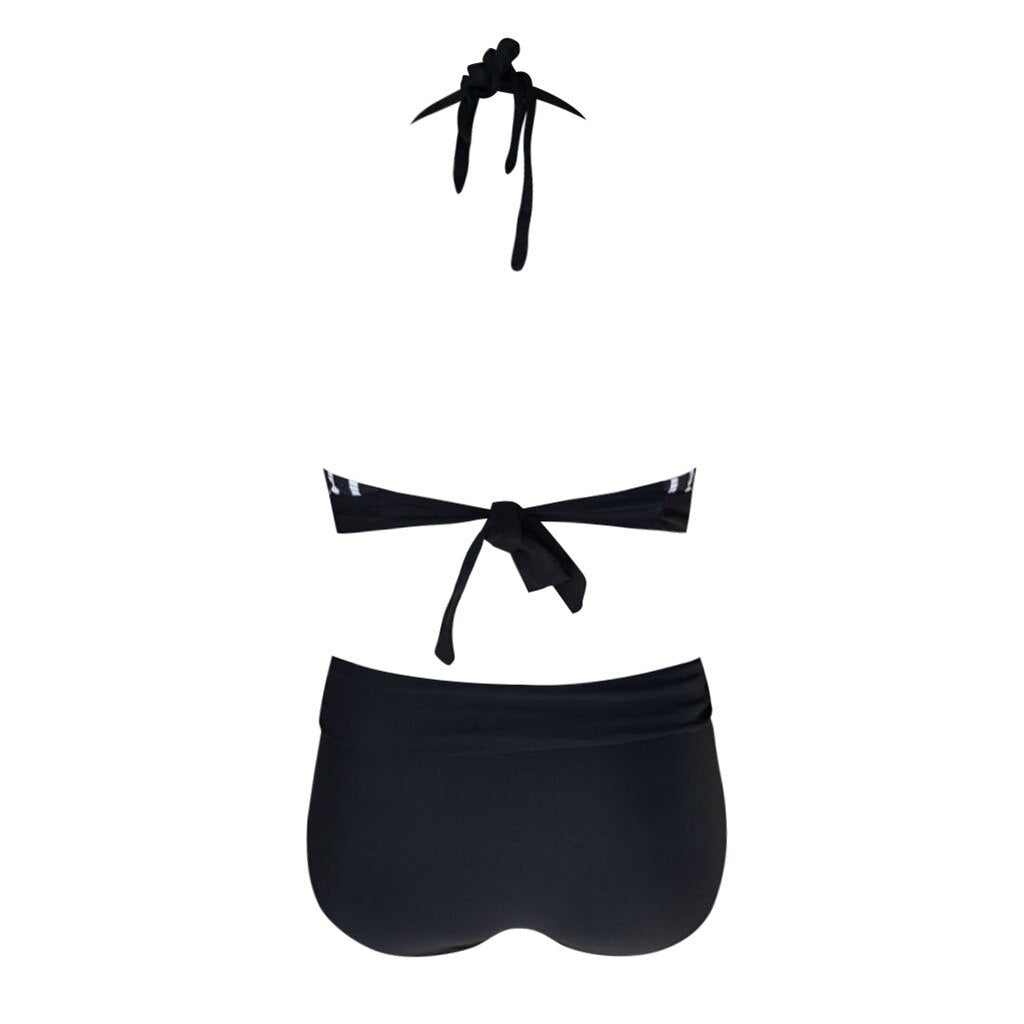 Sexy Bandage Bikinis Women High Waist Bikini Plus Size