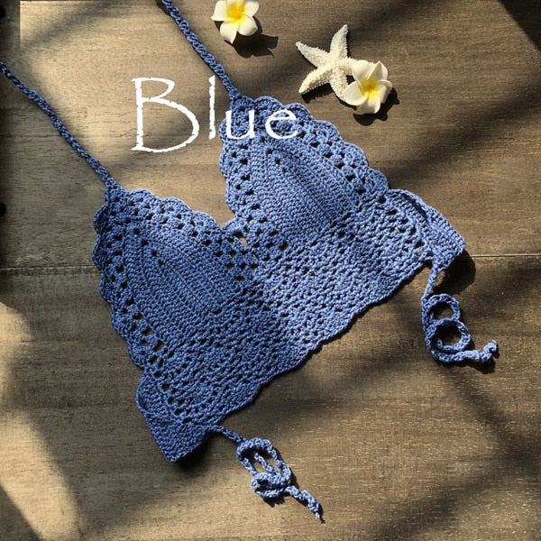 Bikini Top Sexy Swimming Bra Large Female Swimwear