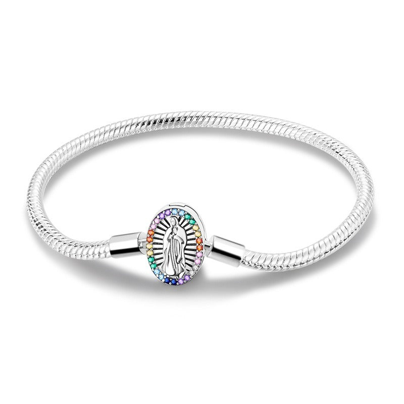 New Copper Plated 925 Silver Palm Eye Safety Bracelet