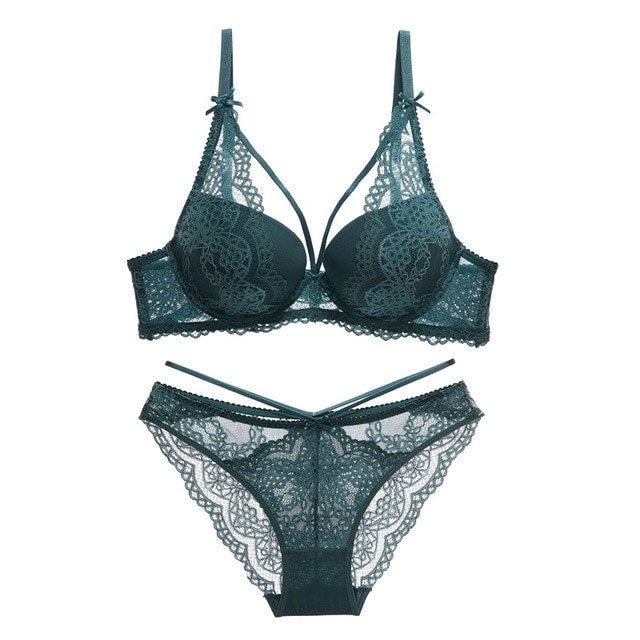 Set Women Bra Push Up Brassiere Cotton