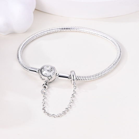 White copper plated 925 silver Panjia DIY pendant beads for making snake bone chains