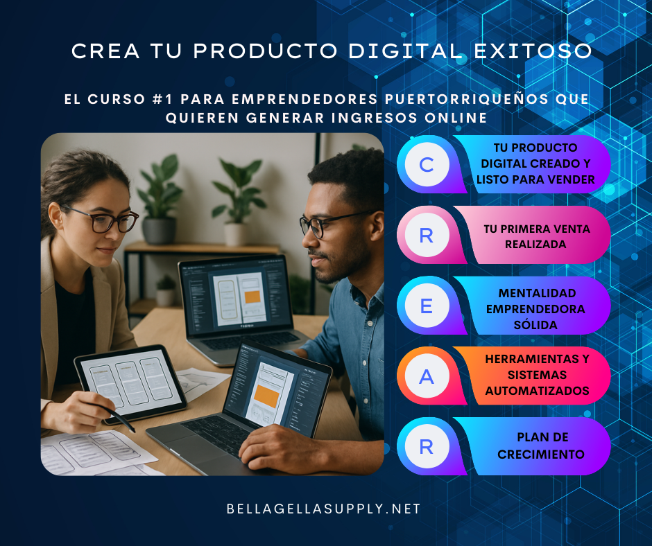 CREA TU PRODUCTO DIGITAL EXITOSO