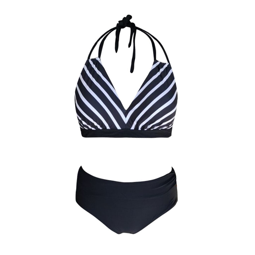 Sexy Bandage Bikinis Women High Waist Bikini Plus Size