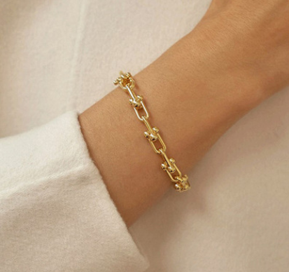 925 Sterling Silver Thick Chain Bracelet