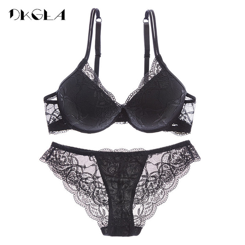 Set Lace Lingerie ABC Cup Push up Bra Sets