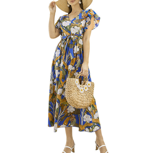 Dress Temperament Floral Dress