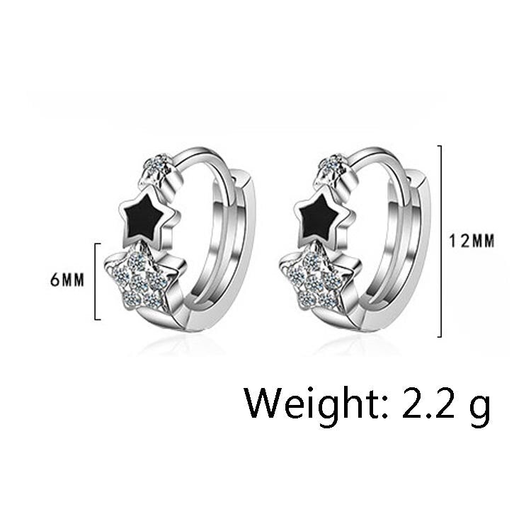 925 Sterling Silver Prevent Allergy Handmade Earrings