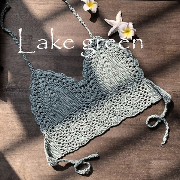 Bikini Top Sexy Swimming Bra Large Female Swimwear