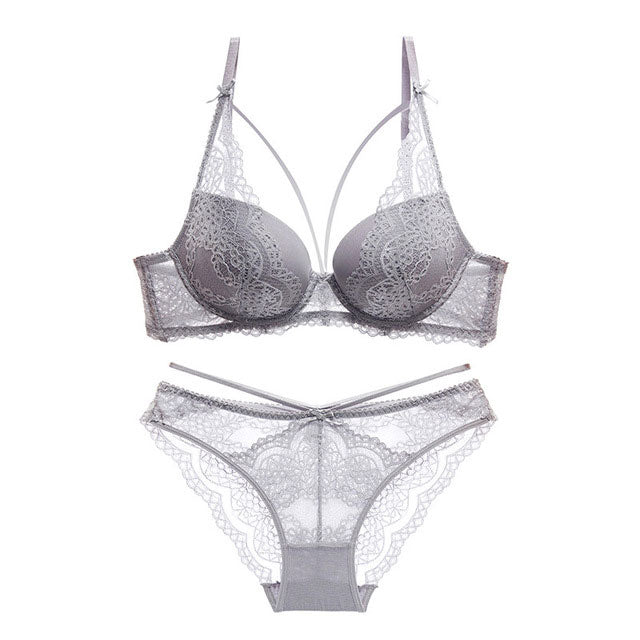 Set Women Bra Push Up Brassiere Cotton