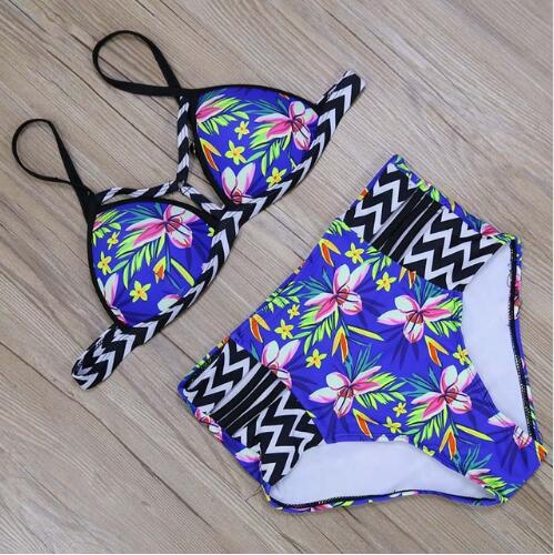 Bikinis High Waist Swimsuit Women Push Up Swimwear