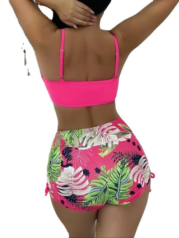 Women's Sexy Split Bikini High Waisted Conservative