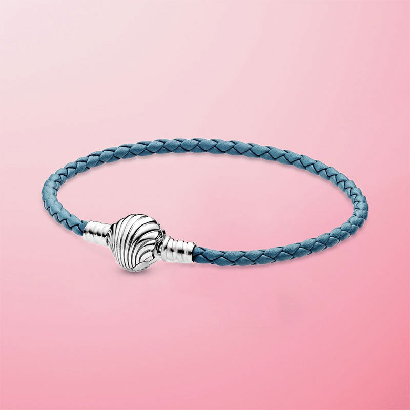 925 Sterling Silver Seashell  Bracelet
