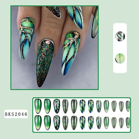 Nail Art Almond Press on