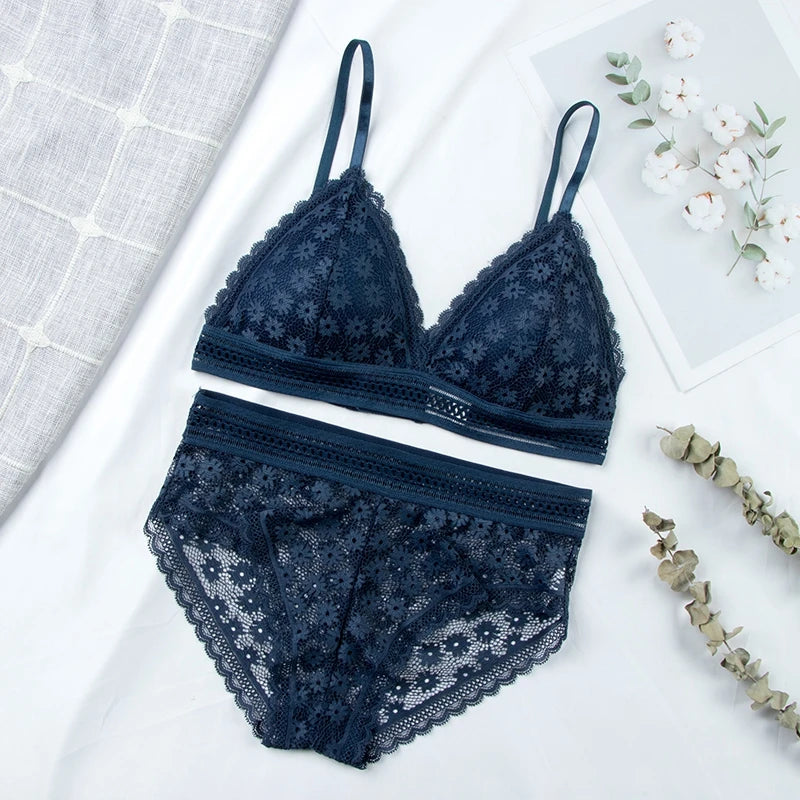 Women Lace Bra Sets Seamless Underwear