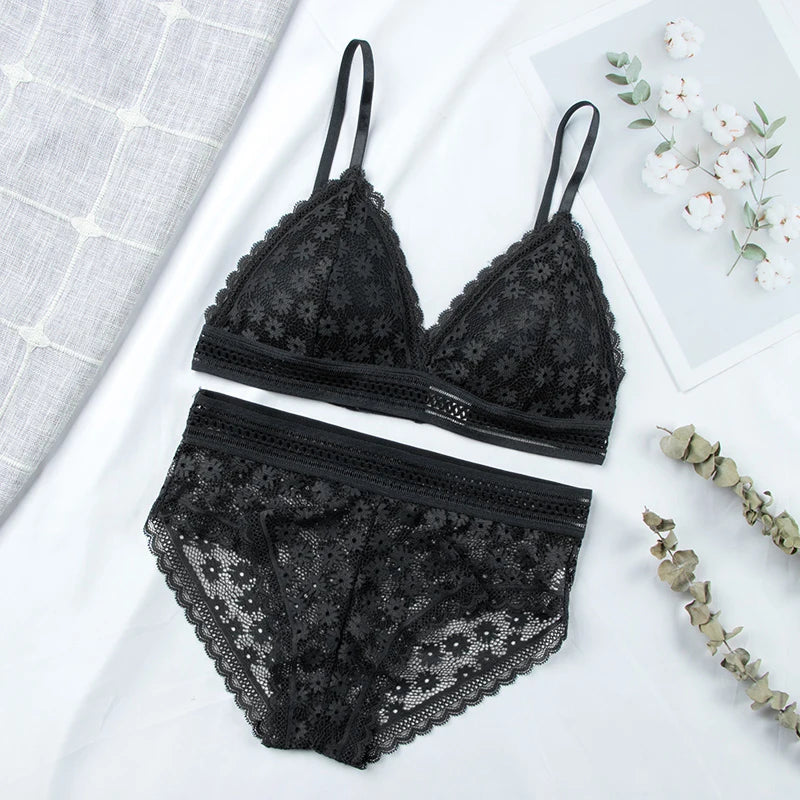Women Lace Bra Sets Seamless Underwear