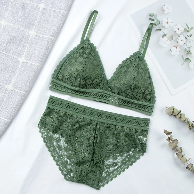 Women Lace Bra Sets Seamless Underwear