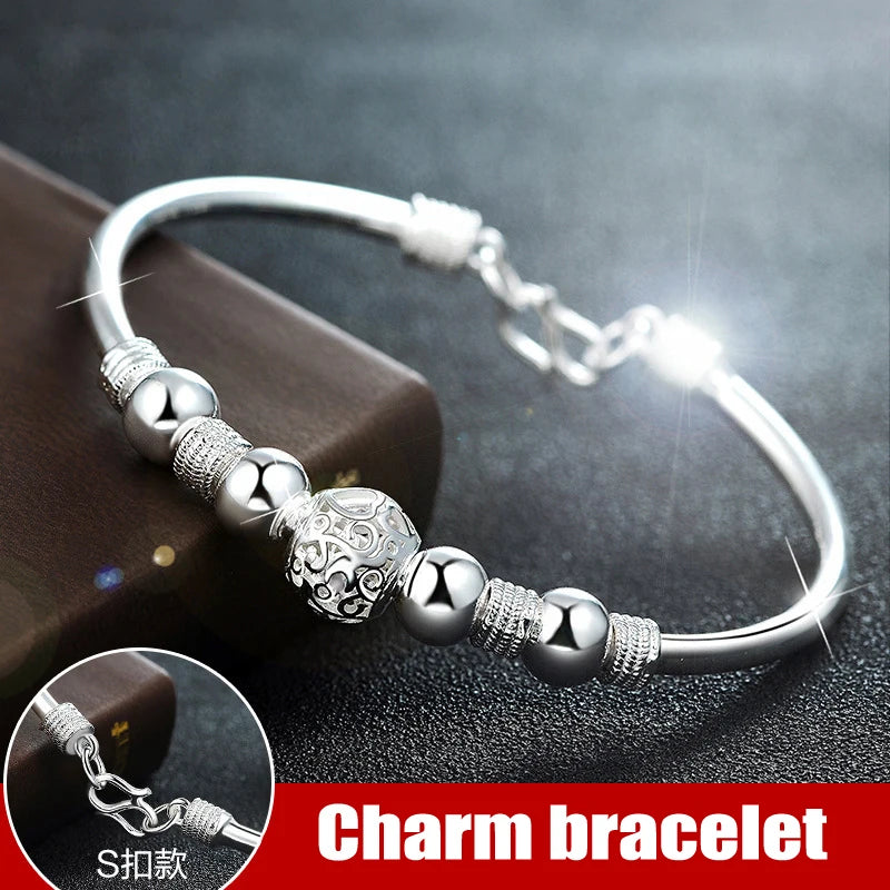 3 Style New 925 sterling silver Lucky Charm Bracelet