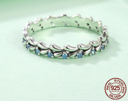 BAMOER 925 Sterling Silver Stackable Ring