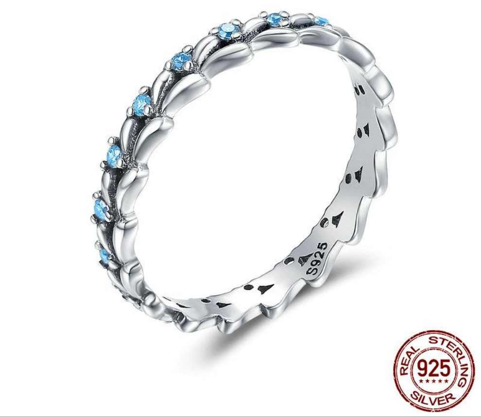 BAMOER 925 Sterling Silver Stackable Ring