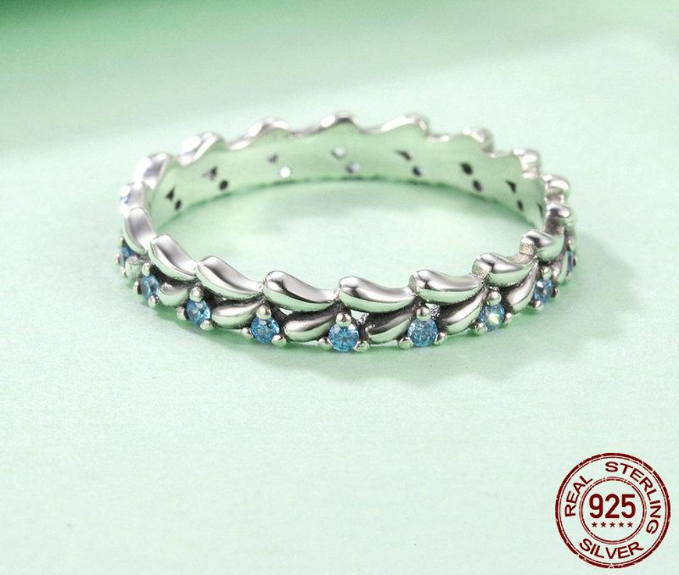 BAMOER 925 Sterling Silver Stackable Ring