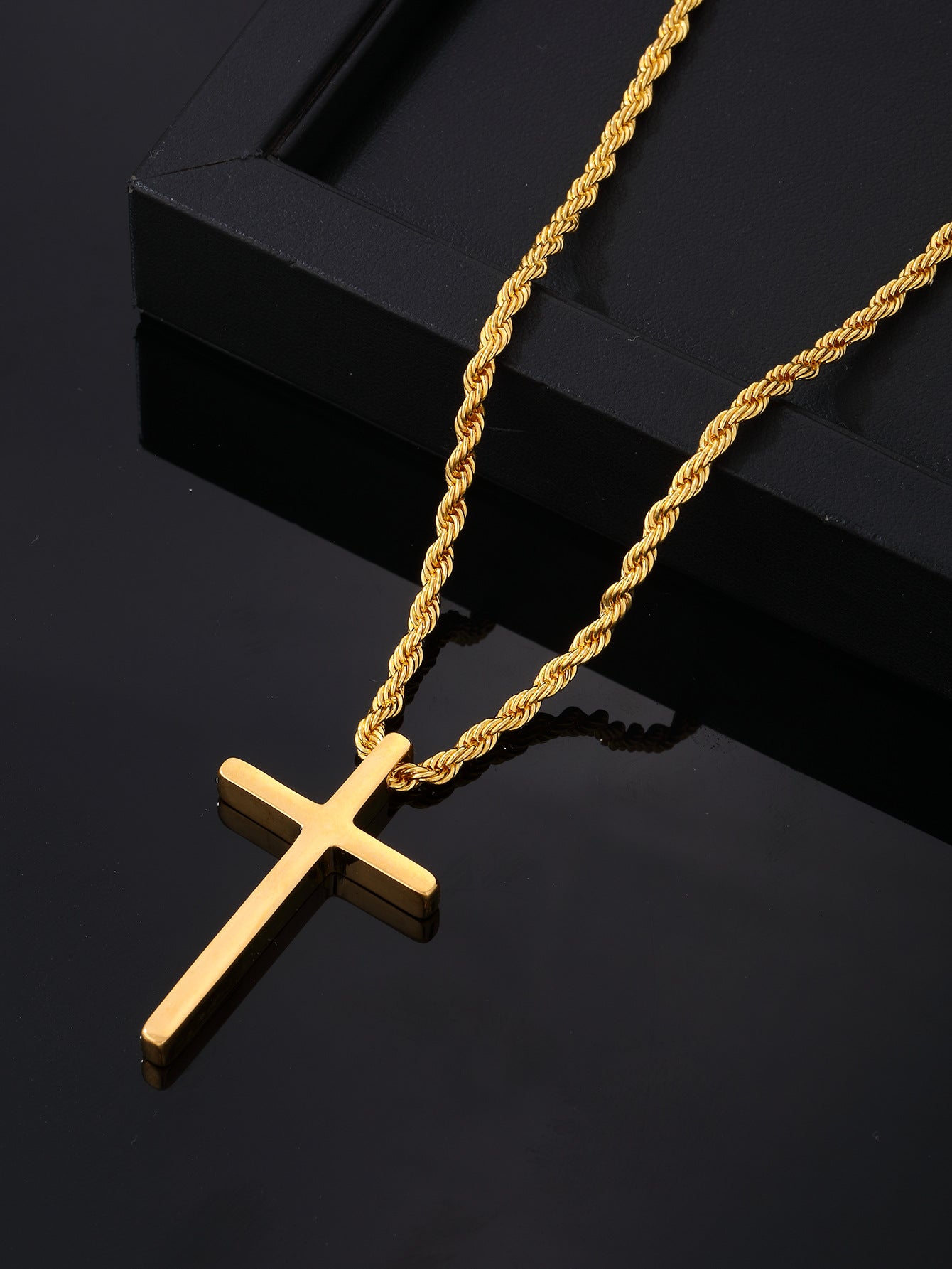 Stainless Steel Plating Gold Plated Silver Plated Men's Pendant Necklace