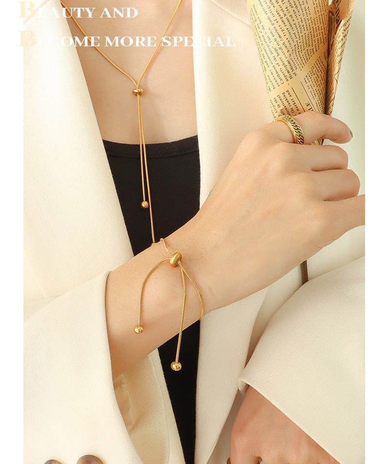 Stainless Steel 18K Gold Plated Bracelets or Necklace
