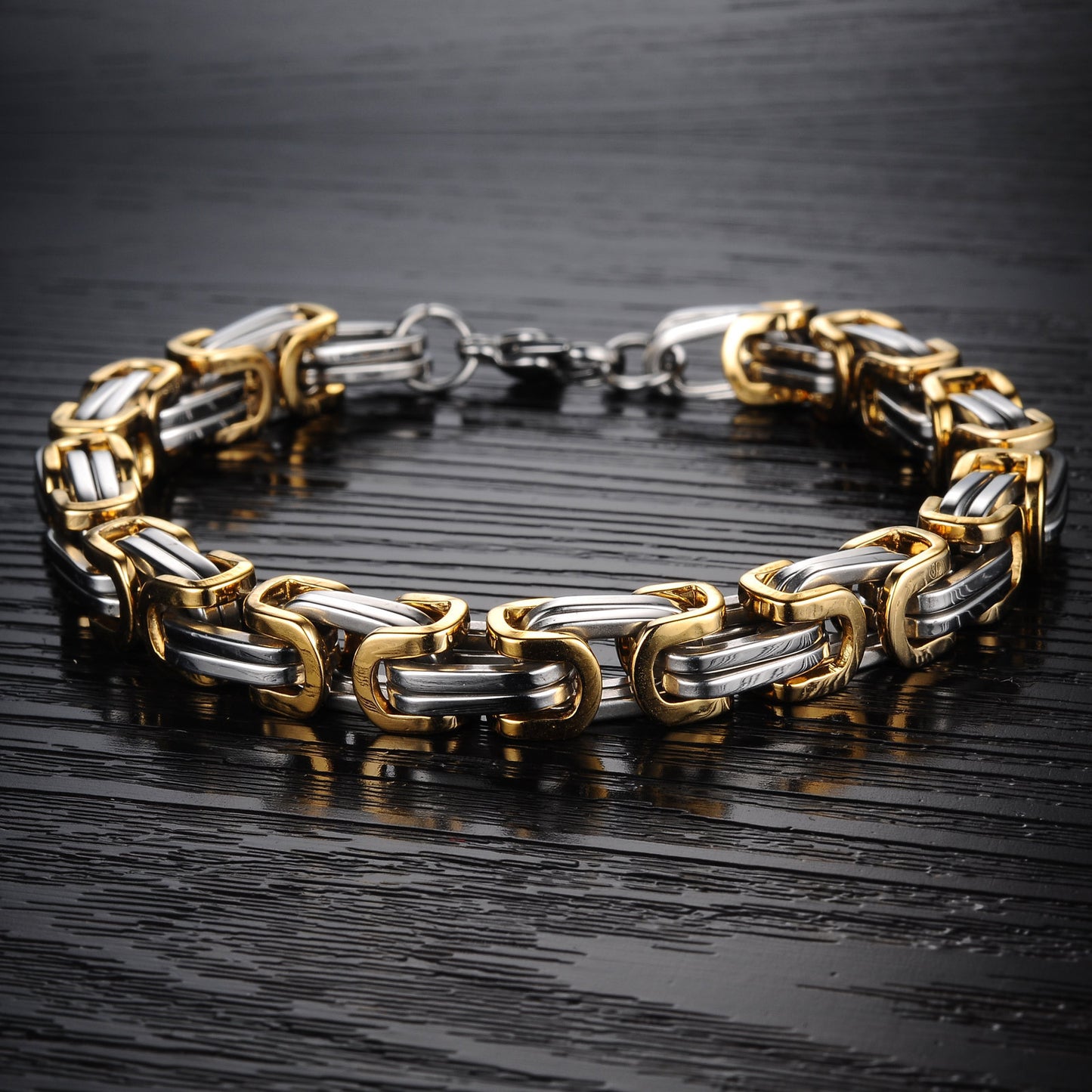 Titanium steel plating unisex bracelets