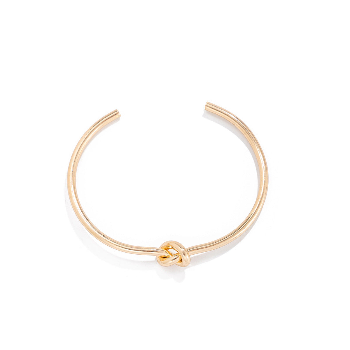 Simple Style Solid Color Metal Iron Bangles