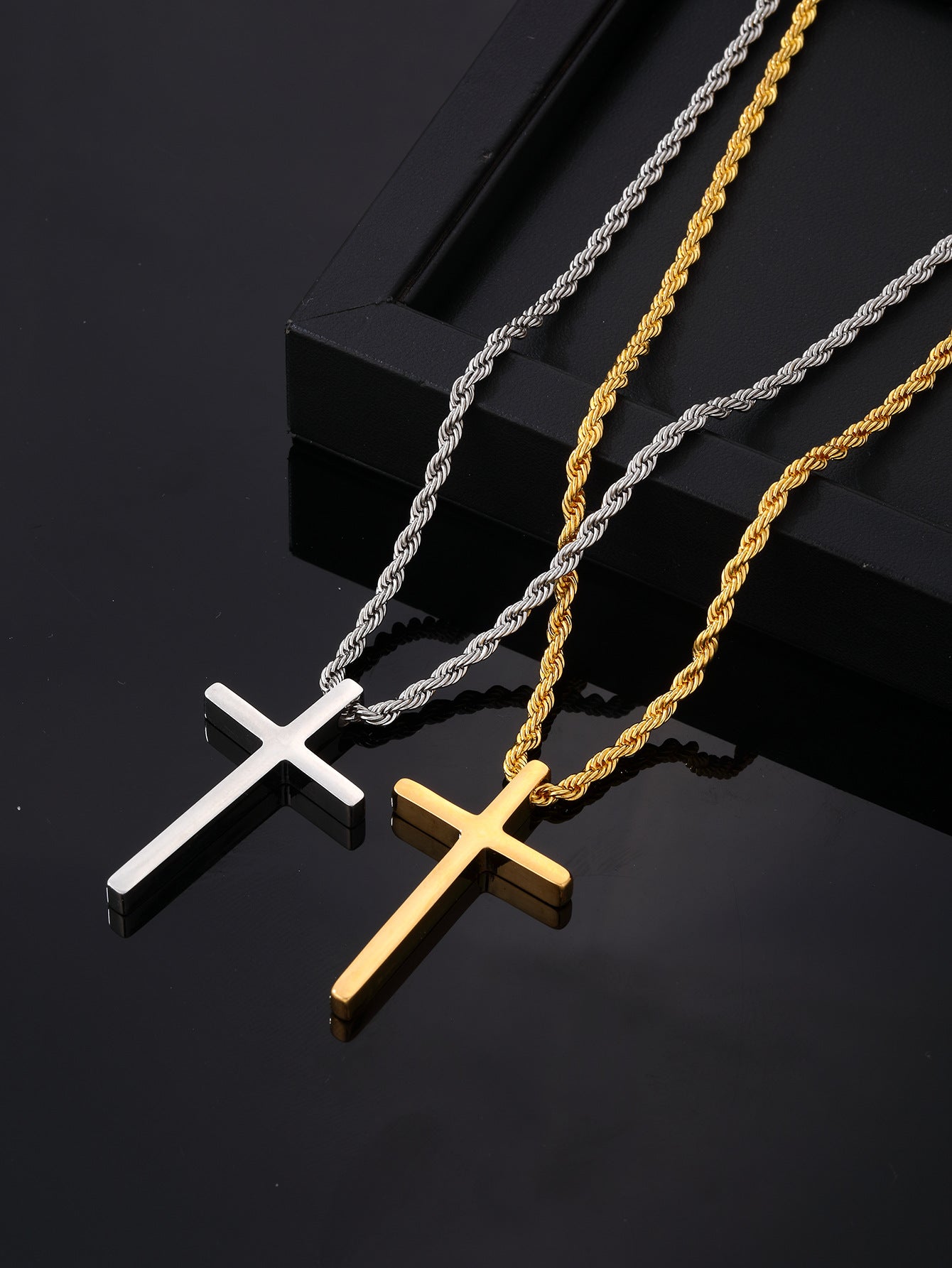 Stainless Steel Plating Gold Plated Silver Plated Men's Pendant Necklace