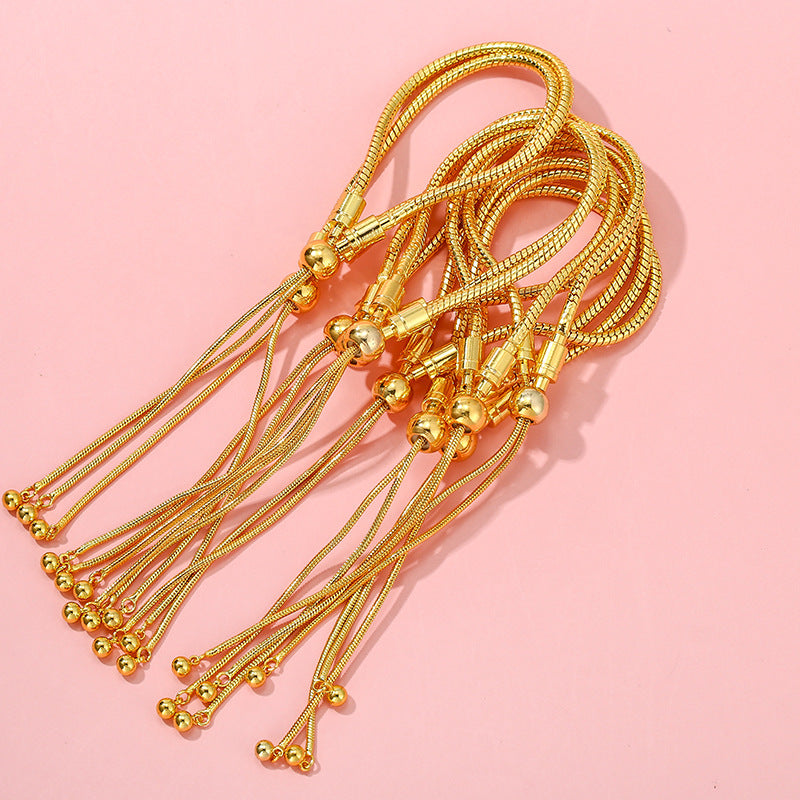 1 Piece Stainless Steel Geometric Polished Chain