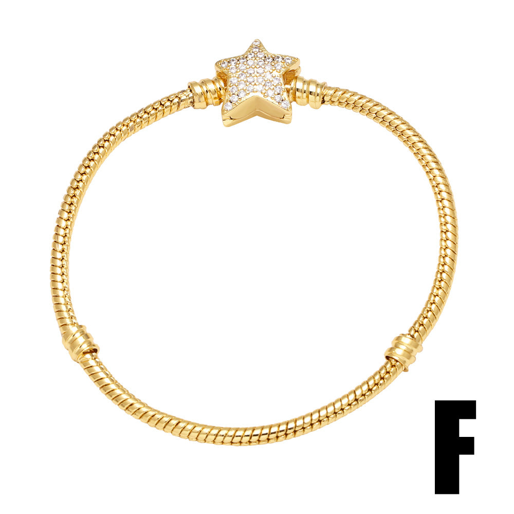 1 Piece 12*24mm Copper Zircon Gold Plated Human Cross Solid Color Pendant Chain Jewelry Accessories